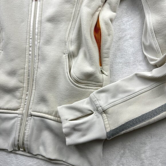 Lululemon Uba Hoodie *Reflective Polar Cream-Creamsicle Pop Sz 4 Special Edition - Picture 8 of 14
